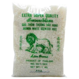 Image presents Lion-Jasmine Rice 20x1kg