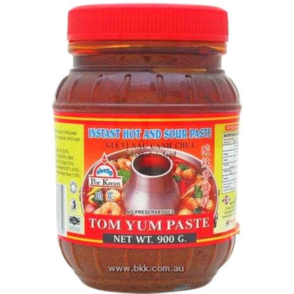 Image presents Porkwan Hot _ Sour Paste 12x900g.