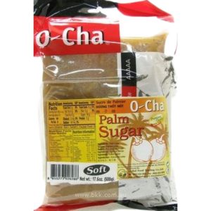 Image presents O-cha Palm Sugar 24x500g.(Soft-bag)