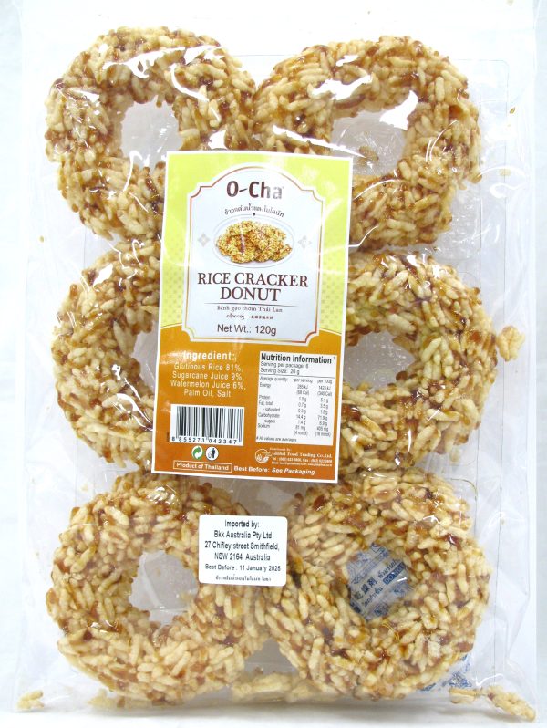 OCHA RICE CRACKER DONUT 15X120G