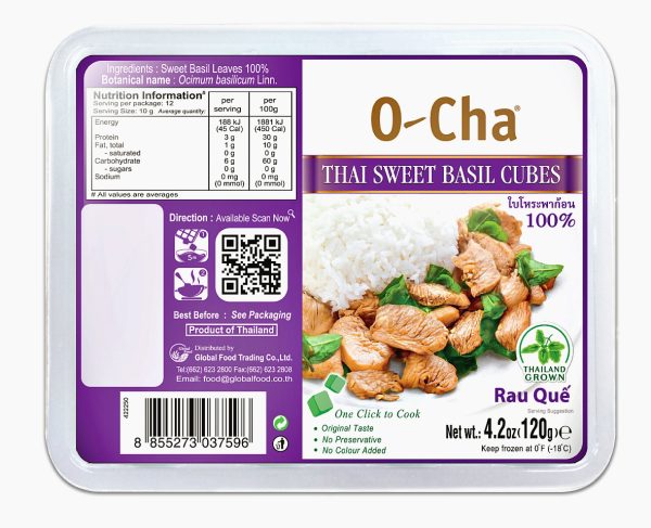 image presents O-CHA SWEET BASIL CUBE 24X120G
