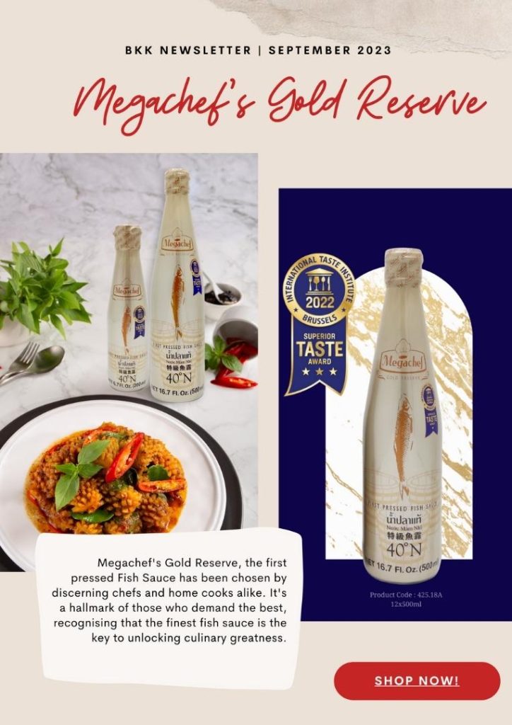image presents Megachef Gold Reserve First Pressed created for BKK